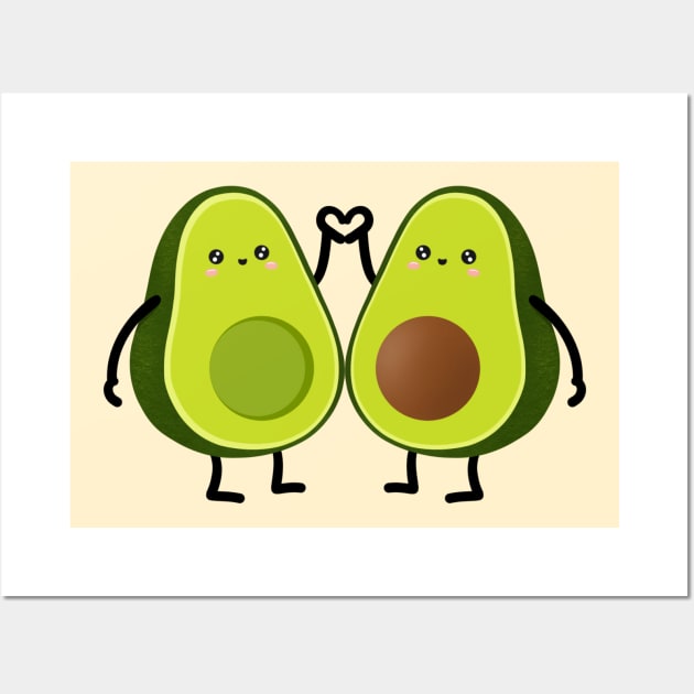 Avocado love Wall Art by Morishasha